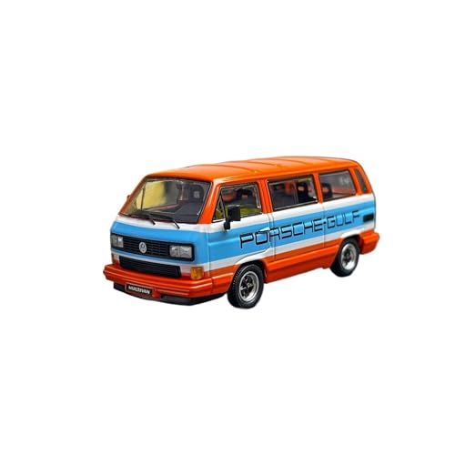 Modellauto Im Maßstab 1:64 Für Volkswagen T3 Van Truck T1 Legierung Automodell Rot Kunst Dekoration Ornamente Für Die Sammlung(Orange) von YLQERZ