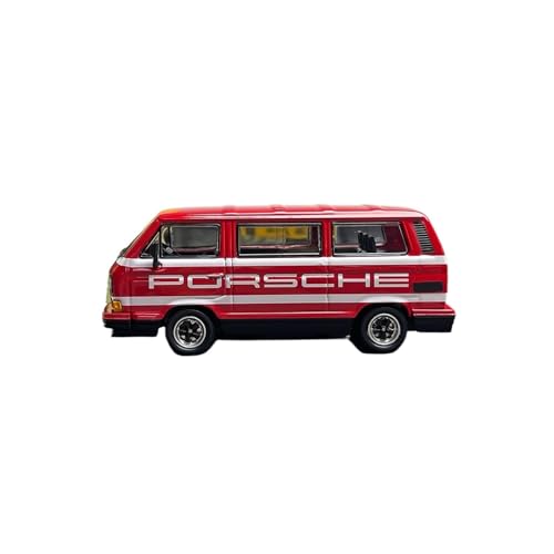 Modellauto Im Maßstab 1:64 Für Volkswagen T3 Van Truck T1 Legierung Automodell Rot Kunst Dekoration Ornamente Für Die Sammlung(Red) von YLQERZ