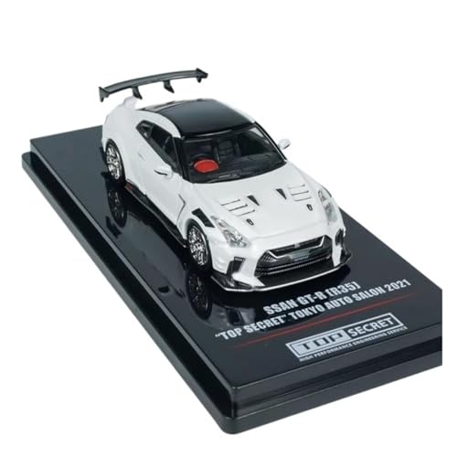 Modellauto Im Maßstab 1:64 Für Weiß GTR R35 TOP Secret Tokyo Auto Salon2021 Legierung Auto Modell Sammlung Von Auto Enthusiasten Für Die Sammlung Modellauto Im Maßstab 1:64 Für Weiß GTR R35 TOP Secret Tokyo Auto Salon2021 Legierung Auto Modell Sammlung Von Auto Enthusiasten Für Die Sammlung von YLQERZ