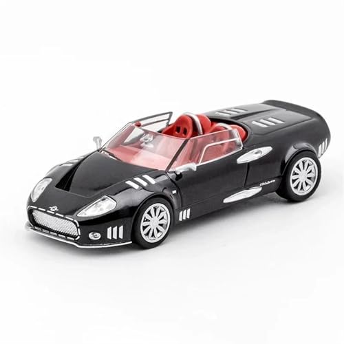 Modellauto Im Maßstab Automodell 1 64 Für DCT LL016 C12 Edition Legierung Oldtimermodell Fahrzeugsammlung Für Die Sammlung(Spyker C12 Black) von YLQERZ