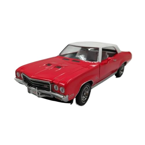 Modellauto Im Maßstab Diecast 1/18 Für Buick 1972 Skylark GS Vintage Auto Coupe Rot Legierung Modell Retro Sammeln Dekoration Für Die Sammlung Modellauto Im Maßstab Diecast 1/18 Für Buick 1972 Skylark GS Vintage Auto Coupe Rot Legierung Modell Retro Sammeln Dekoration Für Die Sammlung von YLQERZ