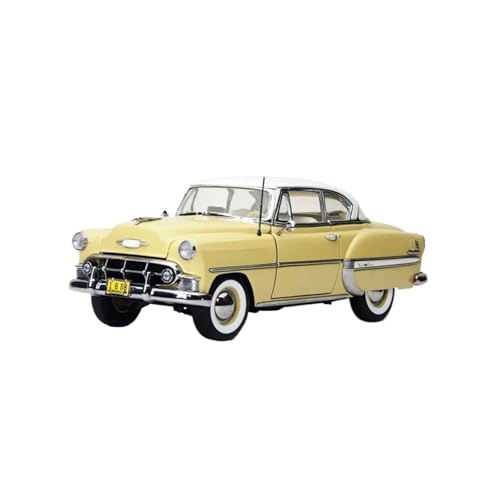Modellauto Im Maßstab Druckguss 1:18 Für Chevy Corvette Bell 1953 Klassische Auto Fan Hobby Sammlung Souvenir Garage Szene Ornamente Für Die Sammlung(Yellow) von YLQERZ