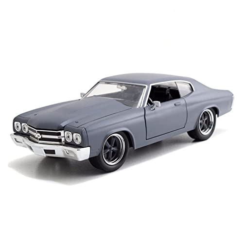 Modellauto Im Maßstab Für Chevrolet Chevelle SS 1970 1 24 Legierung Automodell Kinder Druckguss Spielzeug Geschenke Sammlung Für Die Sammlung(Titanium) von YLQERZ