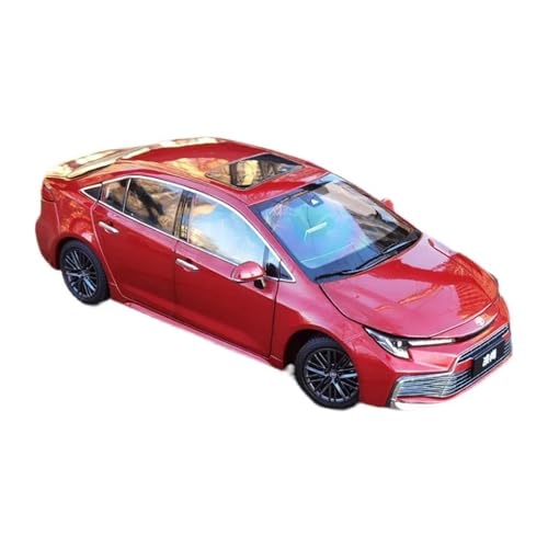 Modellauto Im Maßstab Für Druckguss 1:18 Maßstab LingShang 2021 Simulation Rot Legierung Auto Modell Sammeln Dekoration Metall Spielzeug Für Die Sammlung von YLQERZ