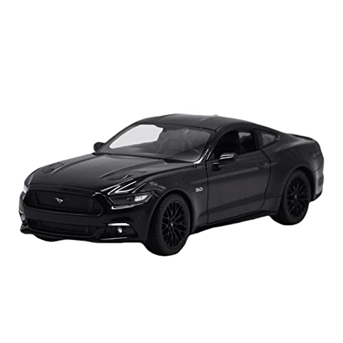 Modellauto Im Maßstab Für Ford Mustang GT 2015 1 24 Legierung Automodell Kinder Druckguss Spielzeug Geschenke Sammlung Ornament Für Die Sammlung(Schwarz) von YLQERZ