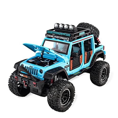 Modellauto Im Maßstab Für Gladiator Wrangler 2015 1 24 Modifizierte Legierung Automodell Simulation Diecast Fahrzeuge Geschenke Sammeln Für Die Sammlung(Blau) von YLQERZ