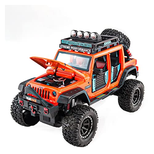 Modellauto Im Maßstab Für Gladiator Wrangler 2015 1 24 Modifizierte Legierung Automodell Simulation Diecast Fahrzeuge Geschenke Sammeln Für Die Sammlung(Orange) von YLQERZ