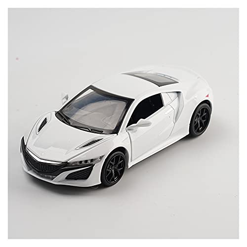 Modellauto Im Maßstab Für Honda Acura NSX 1 32 Legierung Sportwagen Modell Sound Und Licht Spielzeugfahrzeuge Kinder Geschenkkollektion Für Die Sammlung(White) von YLQERZ