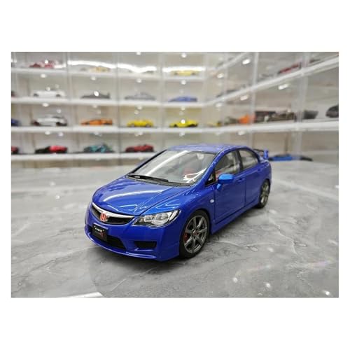 Modellauto Im Maßstab Für Honda Civic FD2 Civic Type R Druckguss-Legierung Im Maßstab 1:18 Statisches Sportwagenmodell Sammlung Ornamente Für Die Sammlung(Blue) von YLQERZ