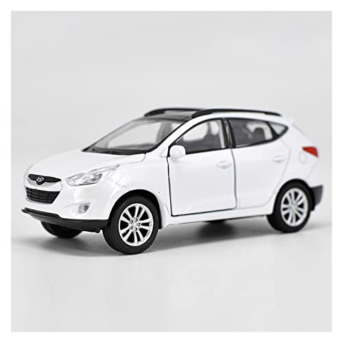 Modellauto Im Maßstab Für Hyundai Tucson IX35 1 36 Legierung Automodell Diecast Metall Spielzeugfahrzeuge Kindergeschenke Für Die Sammlung(White) von YLQERZ