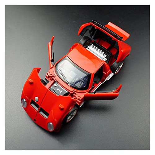 Modellauto Im Maßstab Für Lambo Miura Jota 1 32 Legierung Automodell Sound Light Pull Back Spielzeugfahrzeug Kinder Geschenke Sammlung Für Die Sammlung(Rot) von YLQERZ