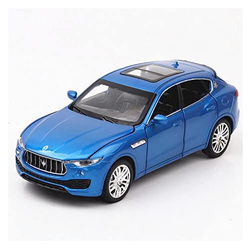 Modellauto Im Maßstab Für Maserati SUV 1 32 Alu-Automodell Pull-Back Sound Und Licht Diecast Spielzeug Kindergeschenke Sammlung Für Die Sammlung(Blau) von YLQERZ
