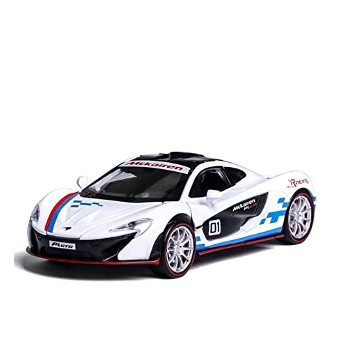Modellauto Im Maßstab Für McLaren P1 GTR 1 32 Legierung Sportwagen Modell Sound Und Licht Spielzeugfahrzeuge Kinder Geschenkkollektion Für Die Sammlung(Rot) von YLQERZ