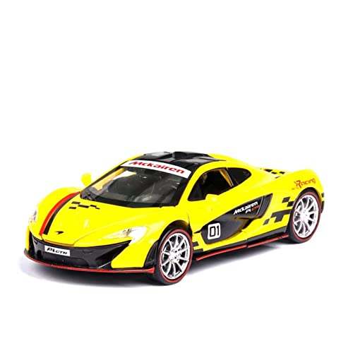 Modellauto Im Maßstab Für McLaren P1 GTR 1 32 Legierung Sportwagen Modell Sound Und Licht Spielzeugfahrzeuge Kinder Geschenkkollektion Für Die Sammlung(White) von YLQERZ