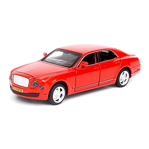 Modellauto Im Maßstab Für Mulsanne 1 32 Legierung Automodell Sound Light 6 Offene Türen Spielzeugfahrzeug Kinder Geschenke Sammlung Für Die Sammlung(Rot) von YLQERZ
