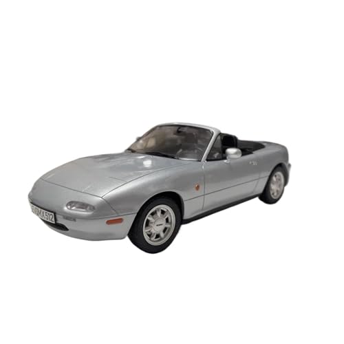 Modellauto Im Maßstab Für Mx5 Miata 1991 NA Roadster Maßstab 1:18 Legierung Statisches Automodell Sammlung Urlaub Spielzeug Hobby Silber Für Die Sammlung von YLQERZ