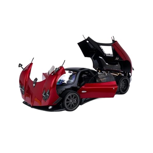 Modellauto Im Maßstab Für Pagani Cinque Rot 1:18 Sammlerstück Zonda Voll Geöffnetes Legierungsautomodell Souvenir Hobby Statische Anzeige Für Die Sammlung von YLQERZ