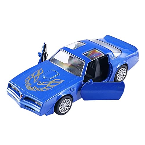 Modellauto Im Maßstab Für Pontiac Firebird 1 36 Legierung Automodell Kinder Diecast Spielzeugfahrzeuge Geschenke Für Die Sammlung(Blau) von YLQERZ