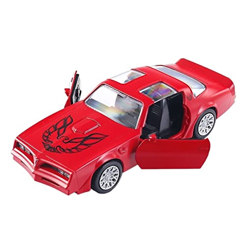 Modellauto Im Maßstab Für Pontiac Firebird 1 36 Legierung Automodell Kinder Diecast Spielzeugfahrzeuge Geschenke Für Die Sammlung(Rot) von YLQERZ