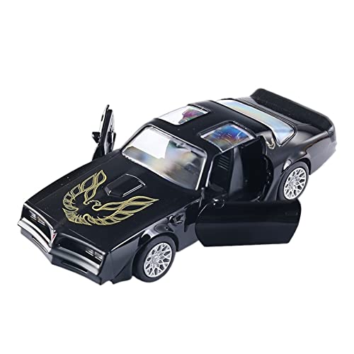 Modellauto Im Maßstab Für Pontiac Firebird 1 36 Legierung Automodell Kinder Diecast Spielzeugfahrzeuge Geschenke Für Die Sammlung(Schwarz) von YLQERZ