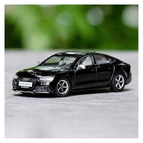 Modellauto Im Maßstab Für RS7 Sportback1: Automodellsimulation Im Maßstab 1 64, Druckguss-Automodellsammlungsanzeige Für Die Sammlung(Audi RS7 Black) von YLQERZ