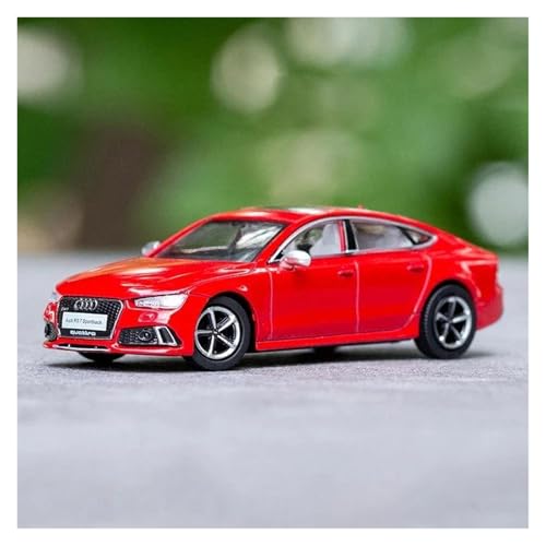 Modellauto Im Maßstab Für RS7 Sportback1: Automodellsimulation Im Maßstab 1 64, Druckguss-Automodellsammlungsanzeige Für Die Sammlung(Audi RS7 Red) von YLQERZ