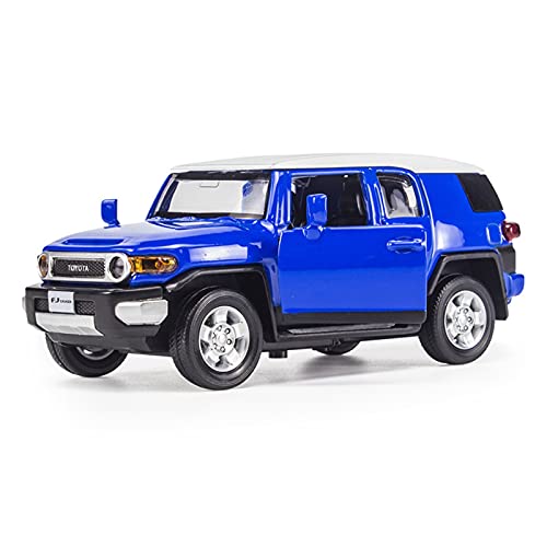 Modellauto Im Maßstab Für Toyota FJ Cruiser SUV 1 32 Alu-Automodell Sound Und Licht Pull Back Diecast Fahrzeuge Sammlungsgeschenk Für Die Sammlung von YLQERZ