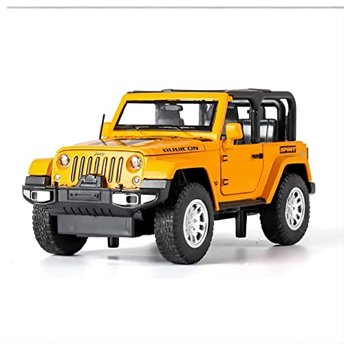 Modellauto Im Maßstab Für Wrangler Rubicon 1 32 Legierung Geländewagen Modell Sound Und Licht Kinder Exquisite Spielzeug Geschenkkollektion Für Die Sammlung(Yellow) von YLQERZ