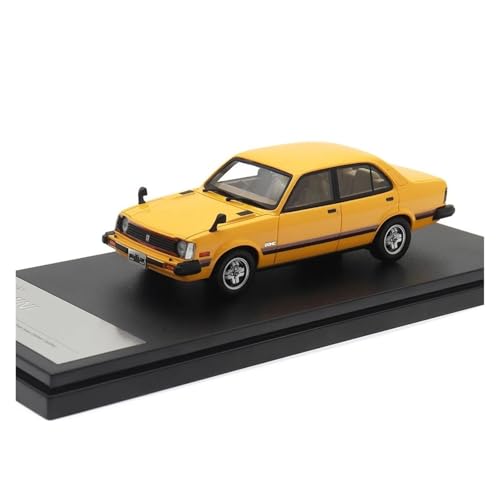 Modellauto Im Maßstab Harz-Automodell Im Maßstab 1:43 Für Gemini Sedan ZZ/T 1981 Fahrzeuge Simulation Spielzeug Sammlung Für Die Sammlung(Yellow) von YLQERZ