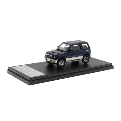 Modellauto Im Maßstab Harz Für Mitsu Pajero Mini VR-II 1994 Maßstab 1:43 Harz Statisches Automodell Ornamente Geländewagen Für Die Sammlung(Blue) von YLQERZ