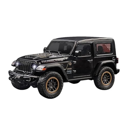 Modellauto Im Maßstab Legierung 1:18 Für Robin Hood Wrangler Auto Nachahmung Off-Road Jeep Modell Ornamente Spielzeug Für Die Sammlung(Black) von YLQERZ