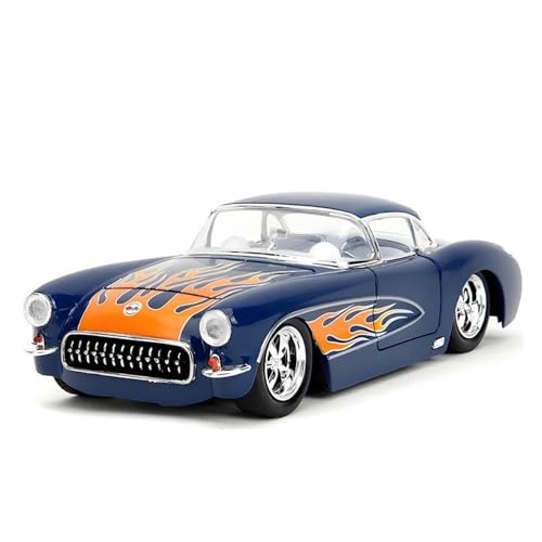 Modellauto Im Maßstab Legierung 1:24 Für Corvette 1957 Druckguss Spielzeug Fahrzeuge Auto Modell Miniatur Metall Spielzeug Dekoration Sammlung Für Die Sammlung von YLQERZ