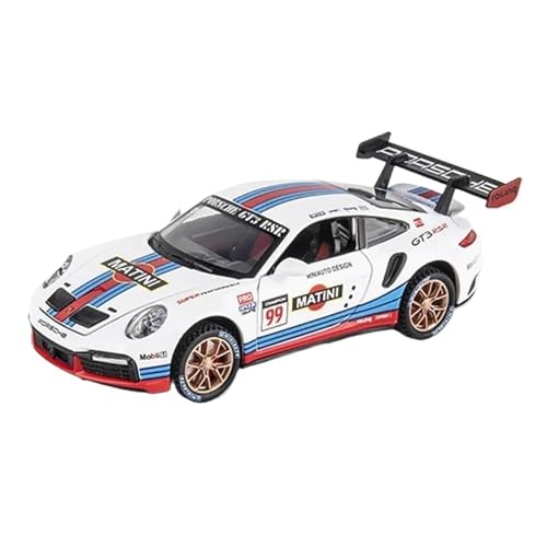 Modellauto Im Maßstab Legierung Modell 1 32 Für Porsche 911 GT3 Metall Supercar Sound Und Licht Pull Back Auto Junge Spielzeug Für Die Sammlung(Blau) von YLQERZ