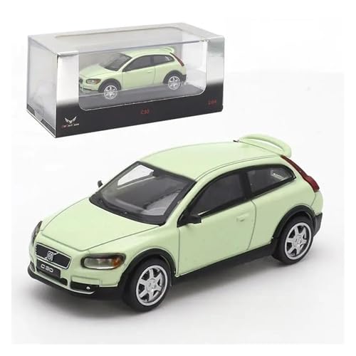 Modellauto Im Maßstab Legierungsdruckguss-Automodell 1/64 Für LL017 VOLOV C30 Racing Stripes Klassisches Fahrzeug Sammlerstück Zur Dekoration Für Die Sammlung(Green) von YLQERZ