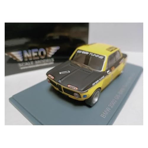 Modellauto Im Maßstab Maßstab 1/43 Für BMW 2002 GS Tuning DRM 1972 Gelbes Harzmodellauto Klassisches Statisches Display Für Die Sammlung Modellauto Im Maßstab Maßstab 1/43 Für BMW 2002 GS Tuning DRM 1972 Gelbes Harzmodellauto Klassisches Statisches Display Für Die Sammlung von YLQERZ