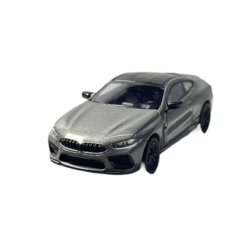 Modellauto Im Maßstab Maßstab 1/64 Für BMW M8 Coupé Sportwagen Legierung Simulation Automodell Druckguss Metall Spielzeug Für Die Sammlung(Silver) von YLQERZ
