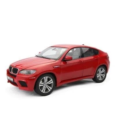 Modellauto Im Maßstab Maßstab 1 18 Für BMW X6M/X6 Hybrid Druckguss-Simulationslegierungsautomodell Für Jungen-Hobby Biue Red Für Die Sammlung(Red) von YLQERZ
