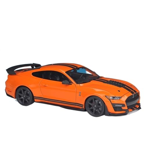 Modellauto Im Maßstab Maßstab 1 18 für Ford Mustang Shelby GT500 Legierung Automodell Druckguss Metall Spielzeugauto Modellfahrzeug Für Die Sammlung(B) von YLQERZ