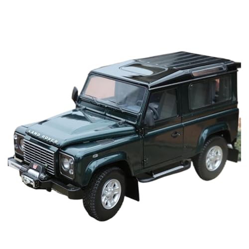 Modellauto Im Maßstab Maßstab 1:18 Für Land Rover Defender 90 Kurzachse Grün Legierung Geländewagen Modell Erwachsene Sammlung Auto Für Die Sammlung von YLQERZ