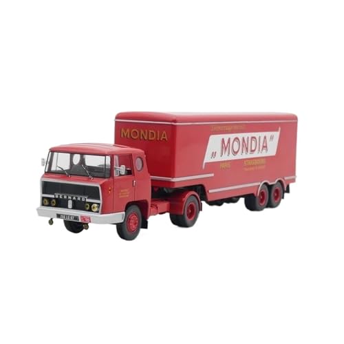 Modellauto Im Maßstab Maßstab 1:43 Für Bernard TDA 180 Traktor Container LKW Anhänger Legierung Auto Modell Display Stand Dekoration Rot Für Die Sammlung Modellauto Im Maßstab Maßstab 1:43 Für Bernard TDA 180 Traktor Container LKW Anhänger Legierung Auto Modell Display Stand Dekoration Rot Für Die Sammlung von YLQERZ