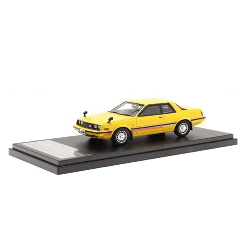 Modellauto Im Maßstab Maßstab 1:43 Für Galant 2000 GSR Turbo 1980 Harz Spielzeug Fahrzeuge Klassische Auto Modell Sammlung Für Die Sammlung(Yellow) von YLQERZ