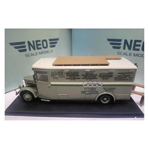 Modellauto Im Maßstab Maßstab 1:43 Für Nag-Bussing Auto Union Harz Schwertransporter LKW Modell Statische Sammlung Ornamente Spielzeugauto Für Die Sammlung von YLQERZ