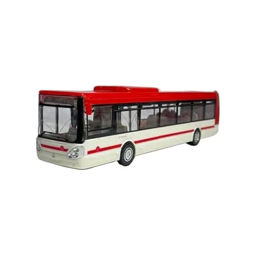 Modellauto Im Maßstab Maßstab 1:43 Für Stadt Bus Rot Auto Modell Szene Ornament Sammlung Spielzeug Display Für Die Sammlung von YLQERZ
