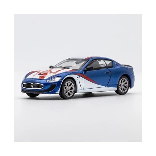 Modellauto Im Maßstab Modellauto Im Maßstab 1/64 Für Maserati DCT LL008 GT Supercar Modellfahrzeugspielzeug Für Sammeln Und Dekorieren Für Die Sammlung(Blue and White) von YLQERZ