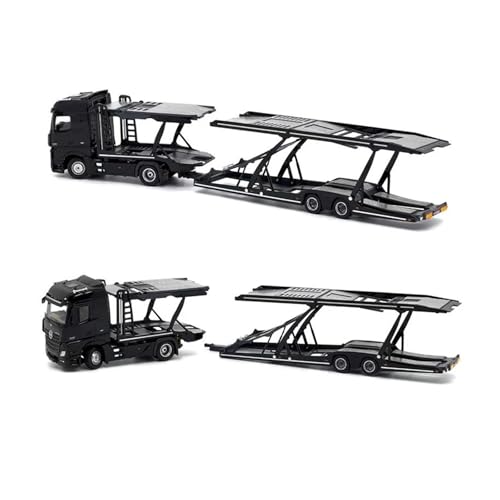 Modellauto Im Maßstab Tiny 1/64 Druckguss Für Benz Actros Gigaspace 4x2 Sattelauflieger Modell Spielzeug Für Sammlung Erwachsene Für Die Sammlung(Black) von YLQERZ