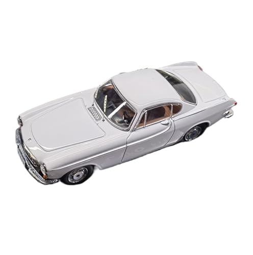 YLQERZ 1/43 Für Volvo P1800 Sammeln Druckguss Modell Auto Grün Miniatur Ornament Serie Dekorative Für Die Sammlung(White) von YLQERZ