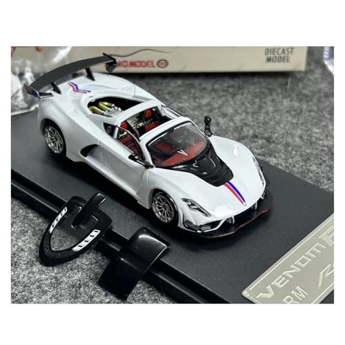 YLQERZ 1/64 Für F5 Legierung Top Abdeckung Ist Abnehmbare Druckguss Spielzeug Fahrzeuge Auto Modell Für Die Sammlung(White) von YLQERZ