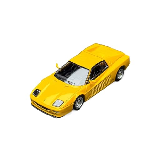 YLQERZ 1/64 Für F512 M Gelb 1994 Legierung Sport Auto Modell Sammlung Statische Dekorative Display Für Die Sammlung von YLQERZ