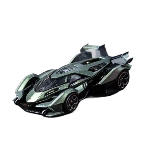 YLQERZ 1/64 Für Vision GT V12 VGT Legierung Rennwagen Gießt Druck Spielzeug Modell Miniatur Maßstab Fahrzeuge Für Die Sammlung(Green) von YLQERZ