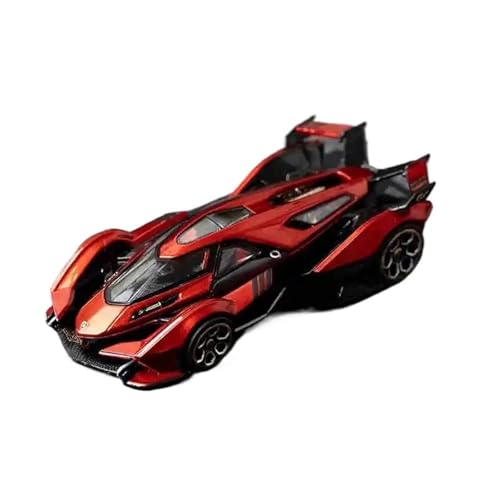 YLQERZ 1/64 Für Vision GT V12 VGT Legierung Rennwagen Gießt Druck Spielzeug Modell Miniatur Maßstab Fahrzeuge Für Die Sammlung(Red) von YLQERZ